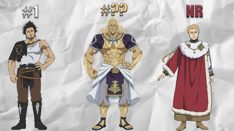 who is the strongest character in black clover​
